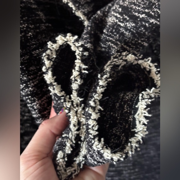 Max Studio | marled knit | cardigan | drape front | pocket | jacket | m - Picture 7 of 11